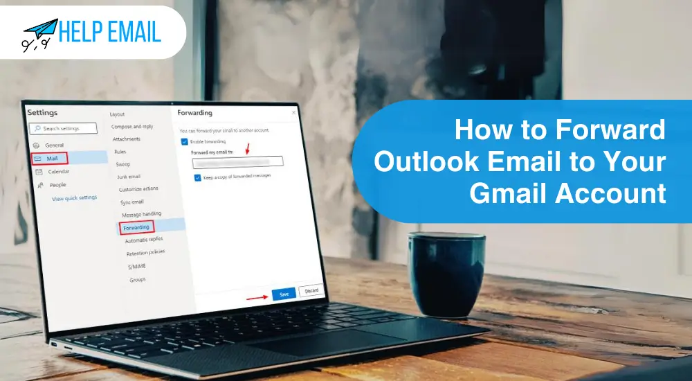 forward Outlook email to Gmail account