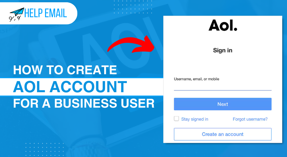 How to Create an AOL Account for a Business User?