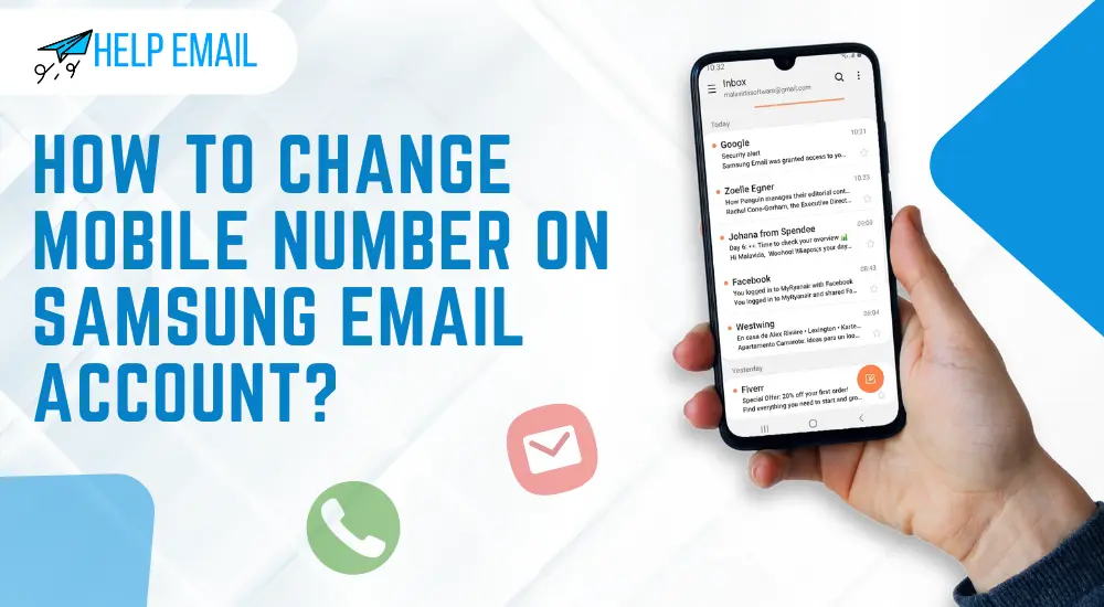 How to Change Mobile Number on Samsung Email Account?