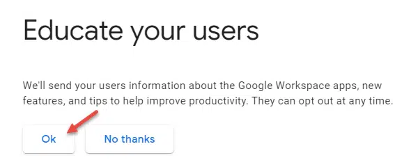  google workspace account